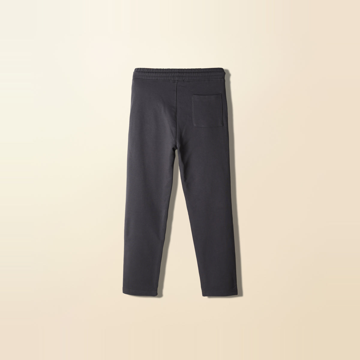 LNX Straight Sweatpant in Charcoal, back view, flat lay product photo